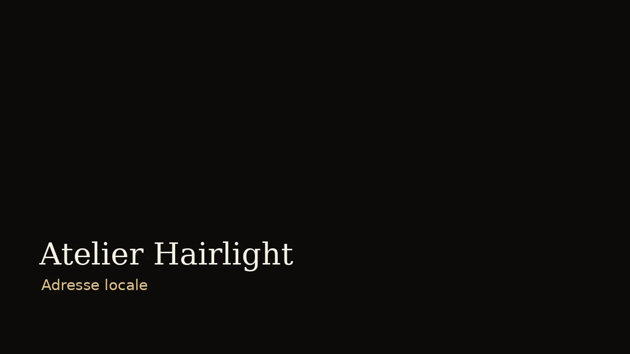 Atelier Hairlight à Bondy ambiance beauté premium