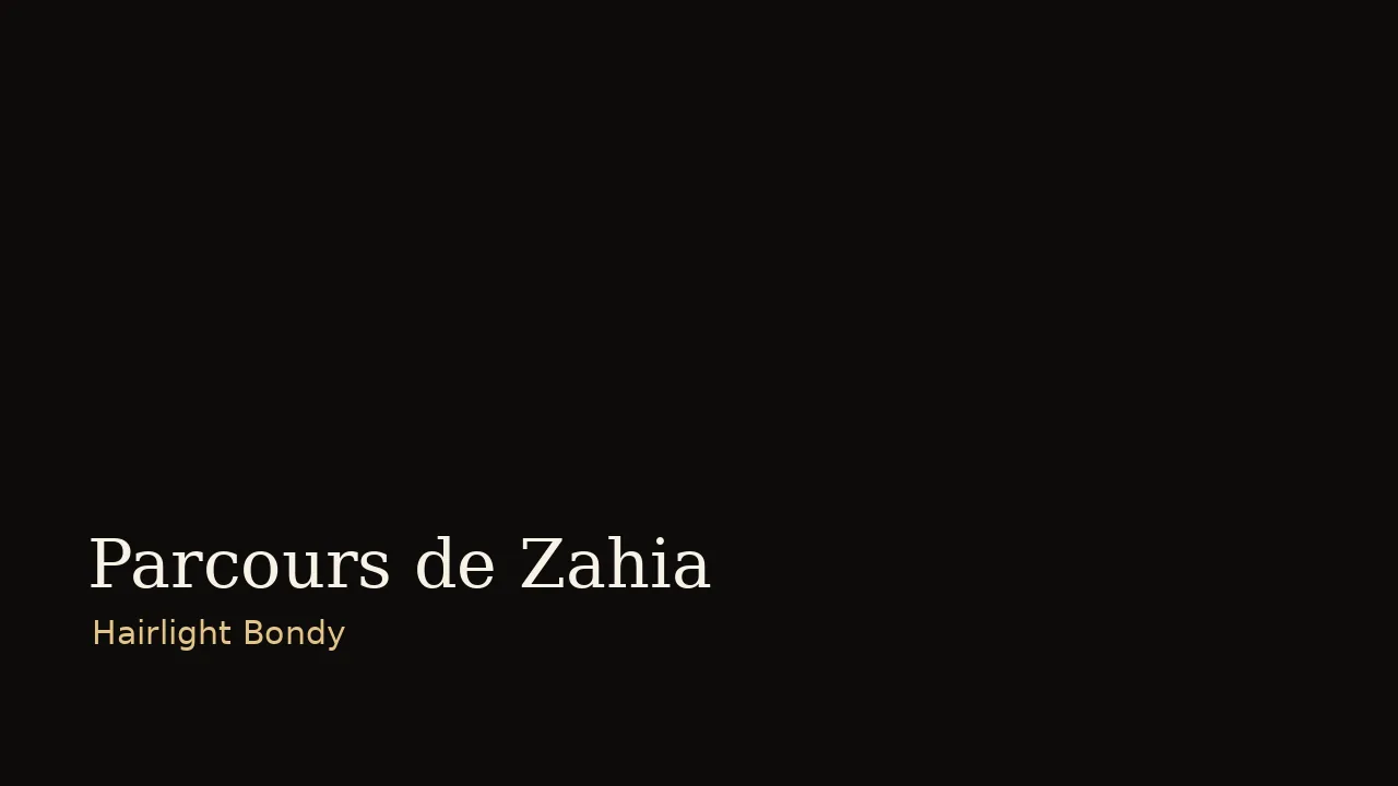 Parcours de Zahia et expertise Hairlight à Bondy
