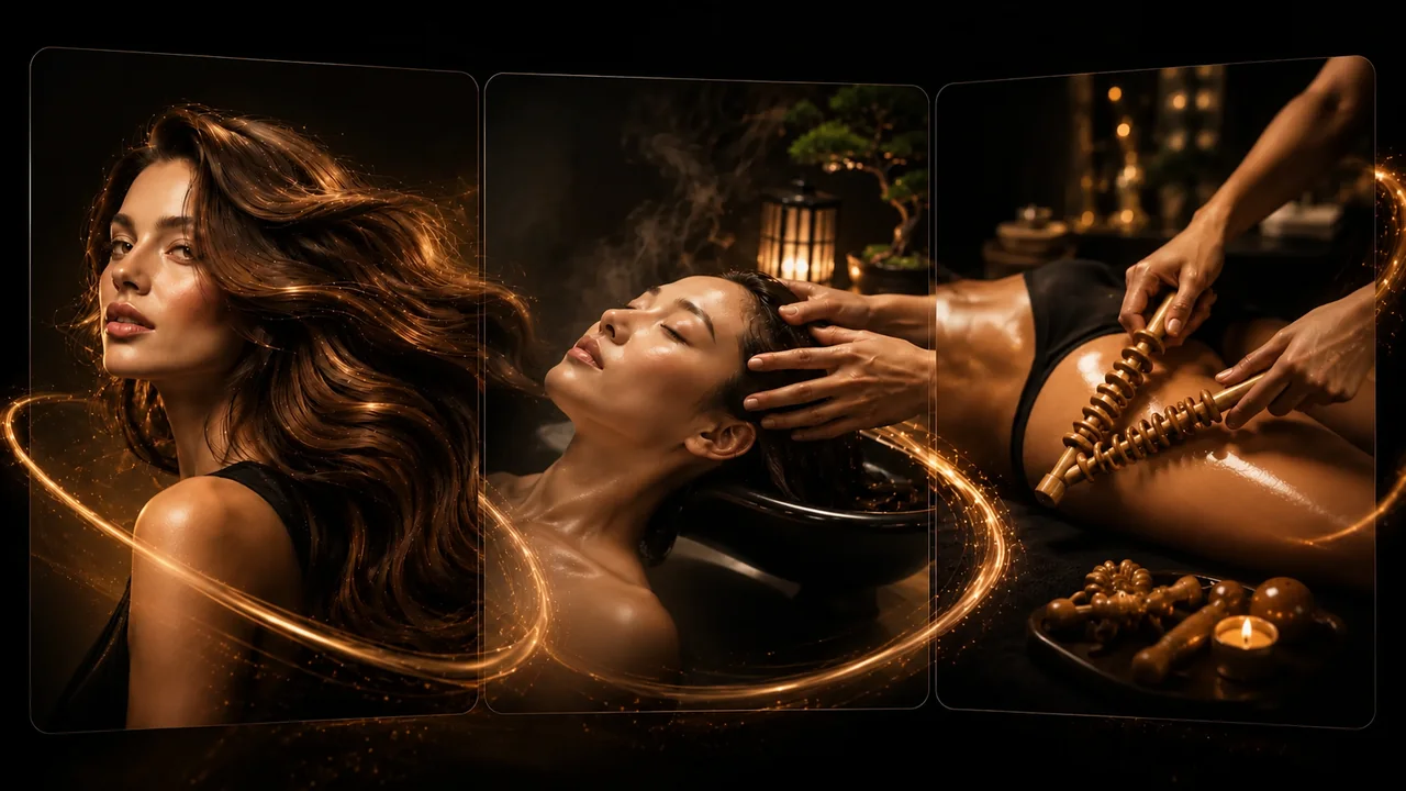Les trois univers Hairlight coiffure spa japonais et madérothérapie à Bondy